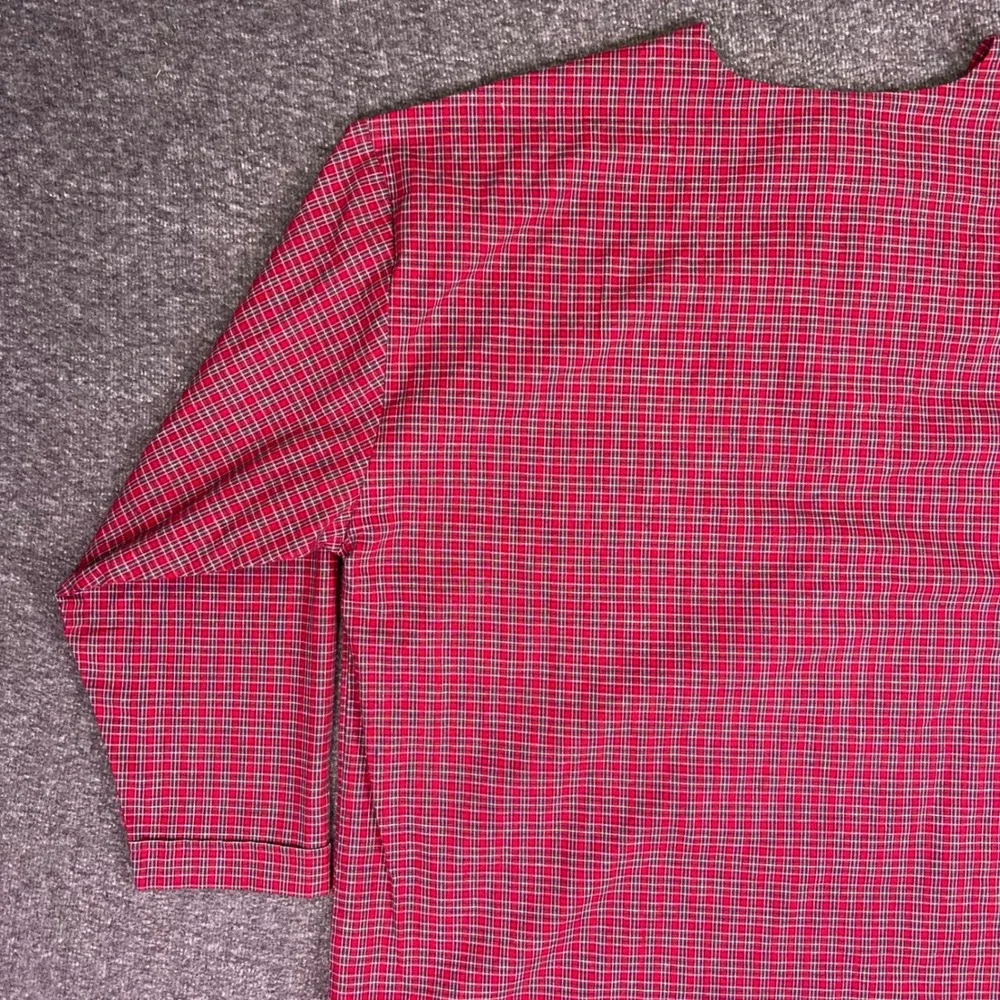 Disney Nightshirt Womens L/XL Red Plaid Winnie Pooh Eeyore Christmas Sleepwear - Picture 15 of 16